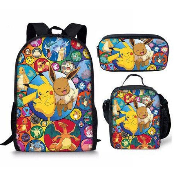 16 Inch Backpack Kids Backpack School Bookbag with strap bag Pencil Case Middle High School Backpack for Teen Boys Girls