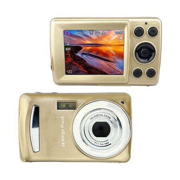 16 MP Digital Video Camera With 2.4-inch Display And USB Cable.