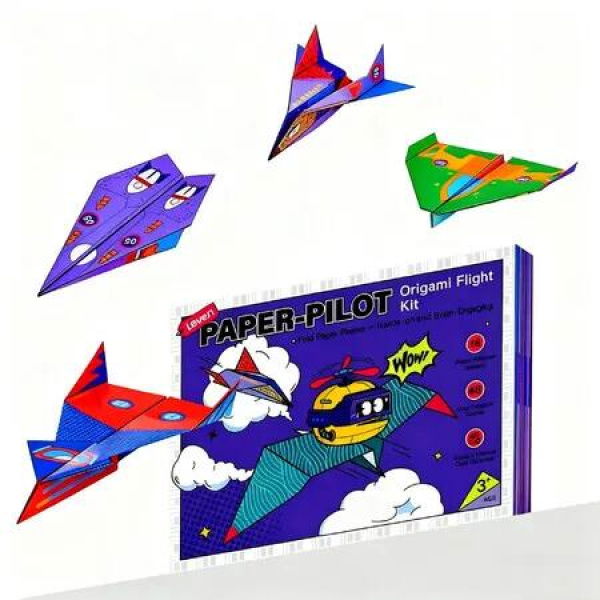 16 PCS DIY Paper Airplane Book Origami Airplane Set Exercise Hands-on Ability Ideal For Children Over 3 Years Old