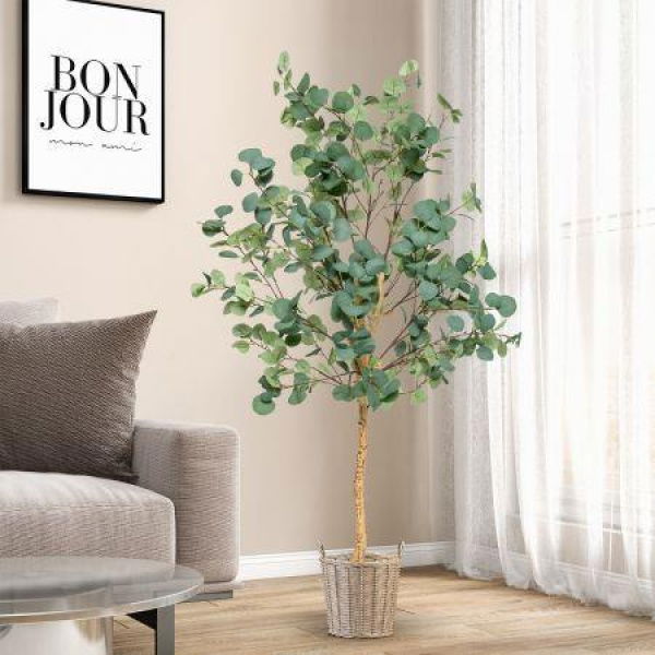 165cm Artificial Eucalyptus Tree For Living Room & Office & Home Decor.