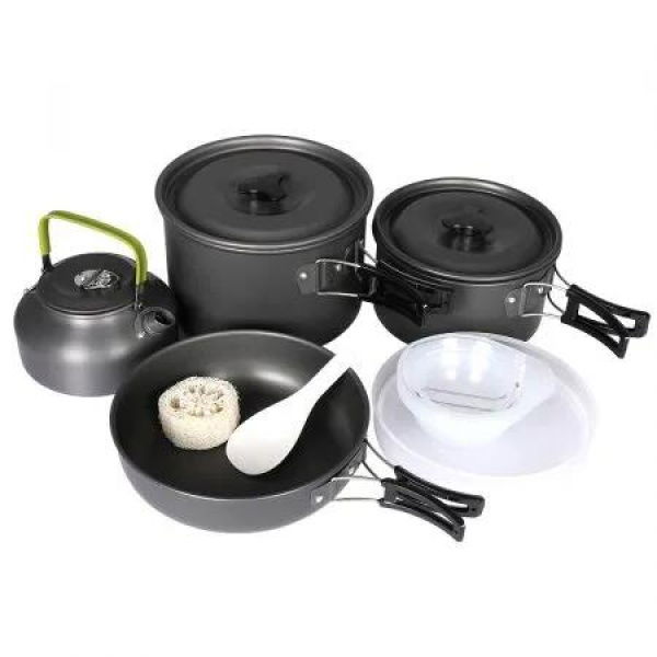 16Pcs Camping Cookware Set Outdoor