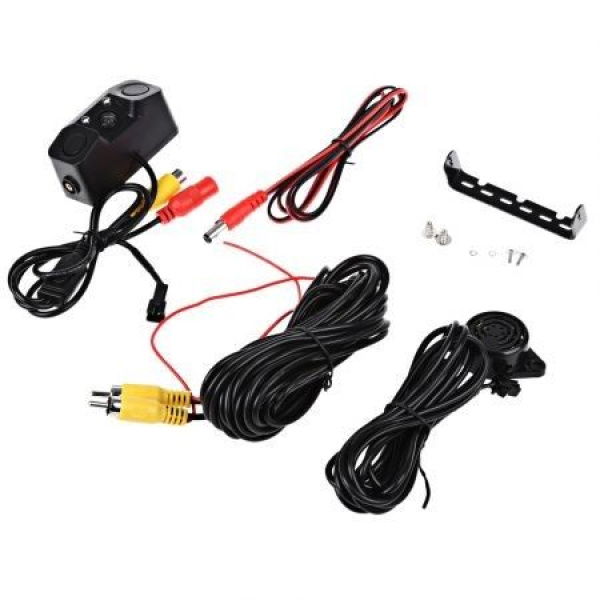 170 Degree Viewing Angle HD Car Rear View Camera With Radar Parking Sensor