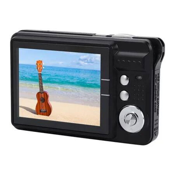 18MP Digital Camera with 8X Zoom: HD Video Camera with Auto Focus, USB Connectivity, Built-in Speaker, and Battery Operation