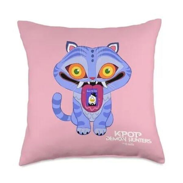 18x18 Inch Demon Pillow Case,Kpop Theme Throw Pillow Cover,Hunters Birthday Decorations Party Favors Cushion Cover Decor