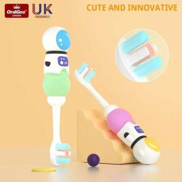 1pc Soft Toothbrush Baby Tooth brush for Ages 3+ Years Cleans All Sides Christmas Gift Random Color sent