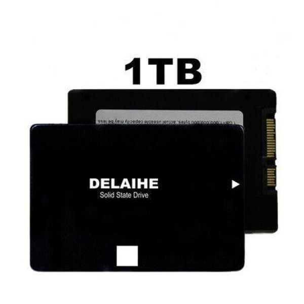 1TB High-speed Solid State Drive SSD 2.5 Inch SATA3 Compatible With Laptops And PC Desktops (Black)