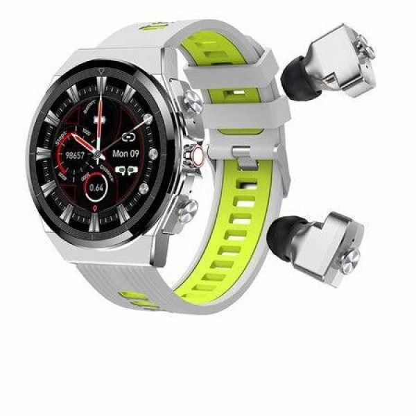 2-in-1 Smartwatch With Earbuds 1.28