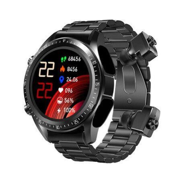 2-in-1 Smart Watch With Earbuds 1.28