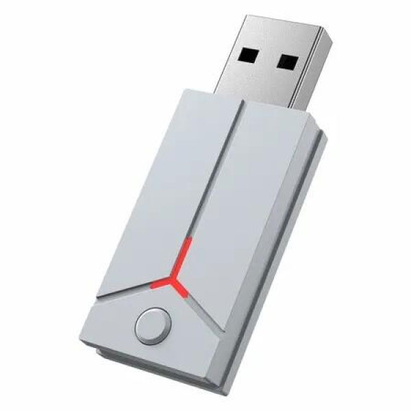 2-in-1 Wireless Adapter Converter USB Converter For PS5 Console PC Spark N5 Wireless Controller,White