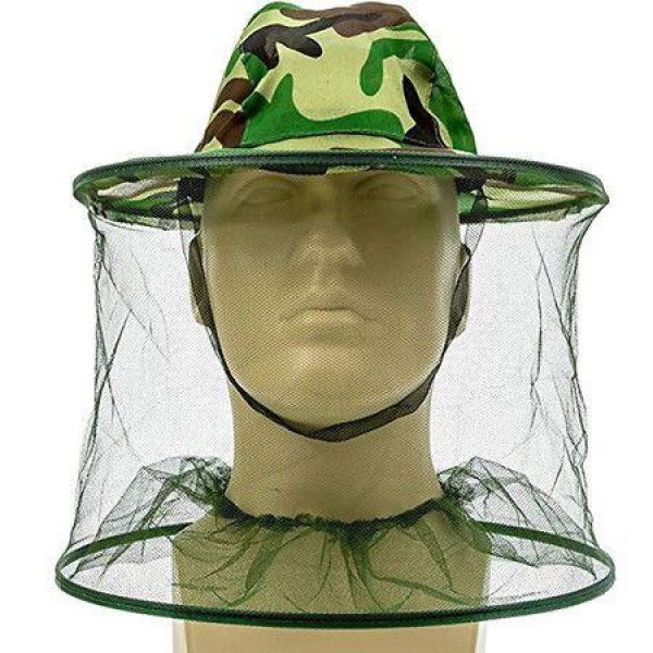 2 Pack Beekeeper Mask Cap Hat Camouflage Beekeeping Mask Cap Hat