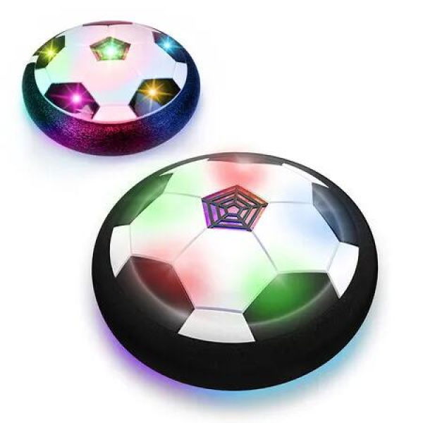 2 Pack Hover Soccer Ball, Set of 2 Light Up LED Soccer Ball Toys, Fun and Active Indoor Game , Great Birthday Gift Easter Basket Stuffers for Kids