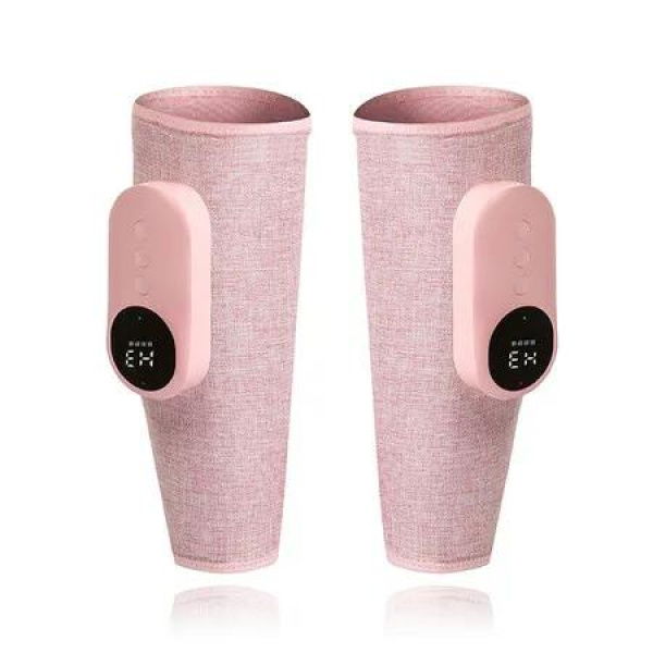 2 Pack Leg Massager for Pressure Relief, Calf Air Compression Massager with 3 Intensities and 3 Modes, Easy to Use, Muscle Relaxation, Pink