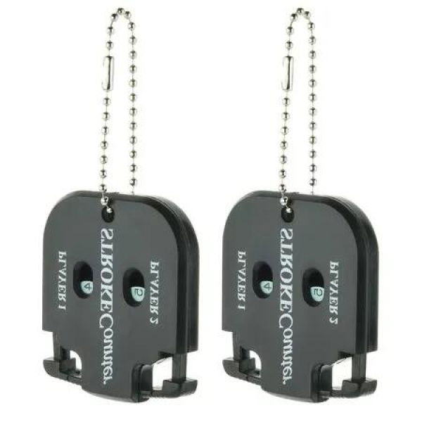 2-Pack Mini Golf Score Counters Convenient Keychain Clickers for Accurate Scorekeeping on the Green