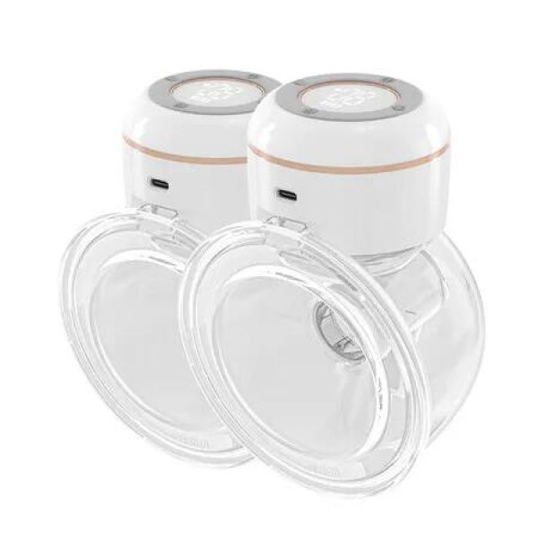 2 Pack Wearable Breastfeeding Hand Free Electric Breastfeeding 4 Modes 12 Suction Levels Low Noise
