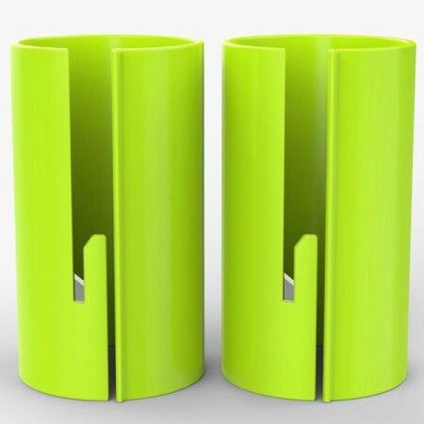 2 Pack Wrapping Paper Cutter, Green, Gift Wrap Cutter, Sliding Gift Wrapping Cutting Tool Tube, Gift Wrap Gift Packing Materials Green