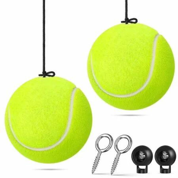 2 Packs Tennis Ball Garage Parking Aid with Non-Elastic String,Precise Garage Car Stop Indicator w/Adjustment Buckle,Parking Stopper Assist