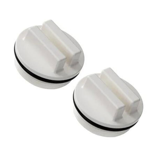 2 Pcs 1.5 Inch Threaded Pool Spa Return Winterizing Plug with O Ring for Winterizing Pools, SP1022C Pool Filter Drain Plug During Winter Season