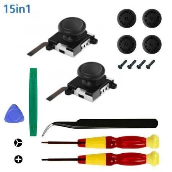 2 Pcs Replacement Joystick Analog Thumb Stick Repair Kit for Nin-tendo Switch