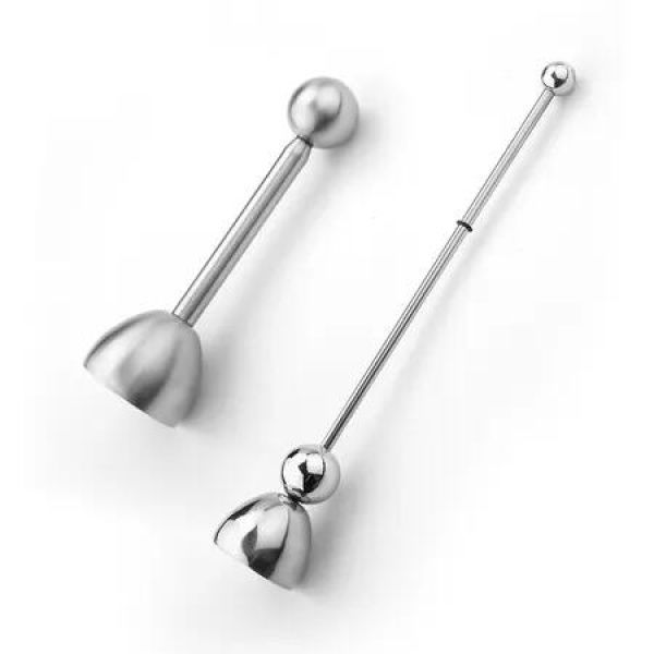 2 PCS Stainless Steel Egg Topper and Perfect Egg Opener for Soft Boiled Eggs Egg Cracker for Hard Boiled Eggs