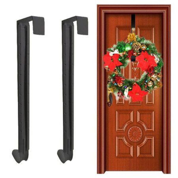 2 PCS Wreath Hanger For Front Door Halloween Christmas Easter Decoration Wreath Door Hanger 38CM