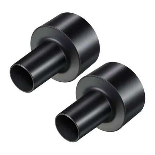 2 Pcs WS25011A 2-1/2-Inch to 1-1/4-Inch Universal Vacuum Hose Adapters Dry Wet Black Vacuum Cleaner Adapter Replacement Accessories
