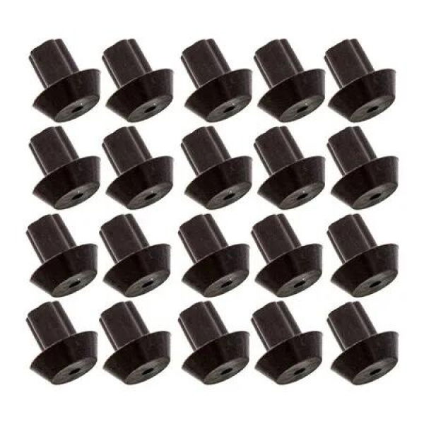 20 Pack WB2K101 Rubber Feet, Range Burner Rubber Grate Feet fit for GE Kenmore Hot-point Range Burner Grate