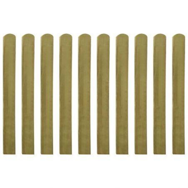 20 pcs Impregnated Fence Slats Wood 100 cm