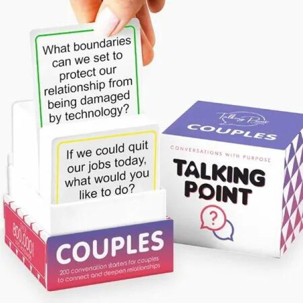 200 Couples Conversation Cards - Dating Card Game Date Night, Valentine Card Games for Couples