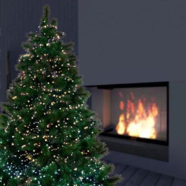 2000 LED Sparkle Tree Lights -50m, available in 2 Colors - Multicolor