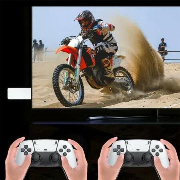 20000+ Games Retro Console 64G 4K Retro Handheld Video Game Console Wireless Gamepads 23+ Simulators Game Stick