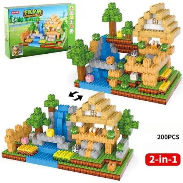 200pcs Creative 3D Building Blocks Suitable For Boys And Girls,Birthday Halloween Christmas Gifts,Attractive Educational Toy Sets