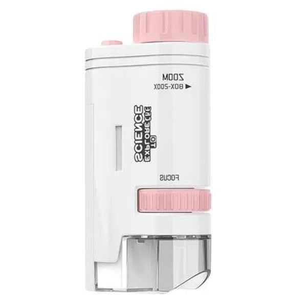 200X LED Handheld Mini Pocket Microscope: Explore the World with Your Kids, Anytime, Anywhere