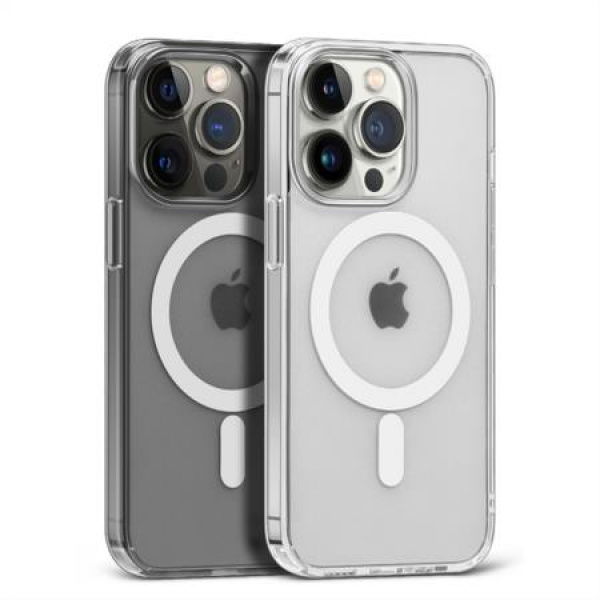 2022 For IPhone 14 Pro Max Magnetic Wireless Charging Clear Case Hard Acrylic Cover For Magsafe