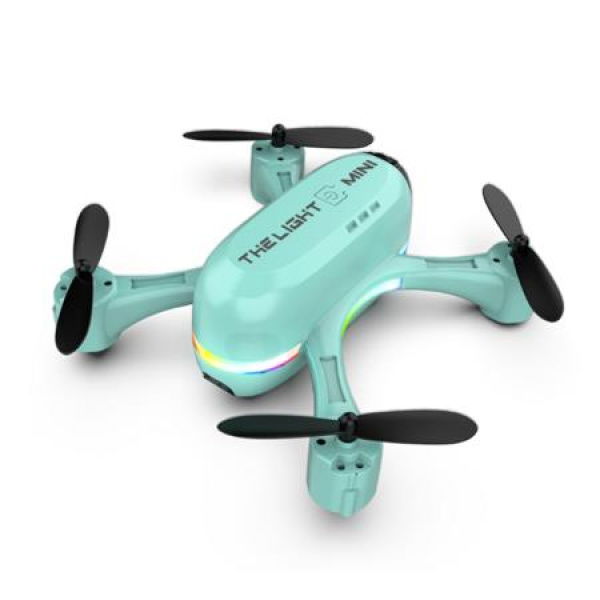 2022 Newest Mini Dual Camera Hd Light-Emitting Aerial Photography Drone Color Green