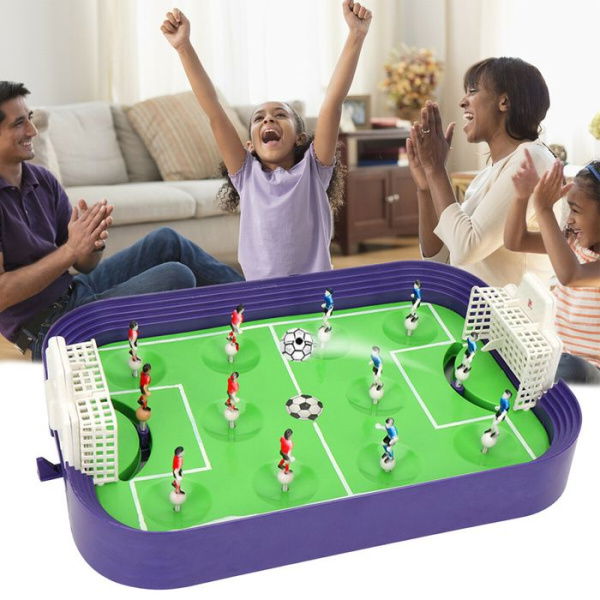 2022 World Cup Table Soccer Set Children Sports Toy Football Game Desktop Soccer Field Model Kids Boys Soccer Toy Board Game Xmas Gift