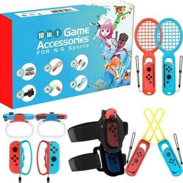 2023 Switch Sports Accessories Bundle For Nintendo Switch: Sports 10-in-1 Nintendo Switch Sports Accessories Compatible With Switch/Switch OLED.