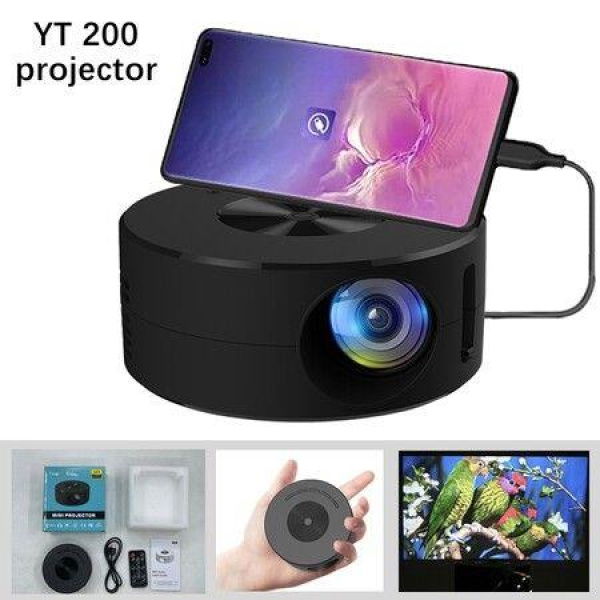 2024 Newest Portable Household Projector Mini Mobile Phone Hd