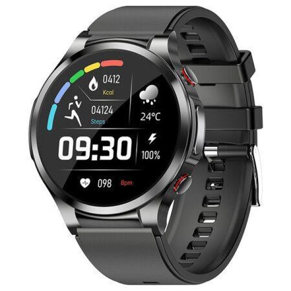 2024 Newest Smart Watch Glucose check 1.32-Inch Smartwatch Men Women 24 Hours Rate Temperature Fitness Trackers Monitoring Color Black