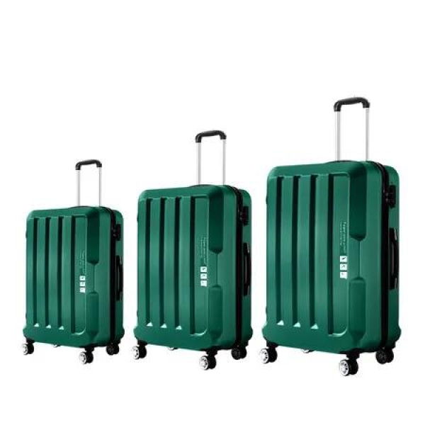 202428 3PC Luggage Sets Green