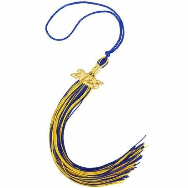 2025 Graduation Tassel,1Pcs Graduation Cap Tassel 2025 Grad Graduation Tassel for 2025 Graduation Ceremonies Accessories (Gold Blue)