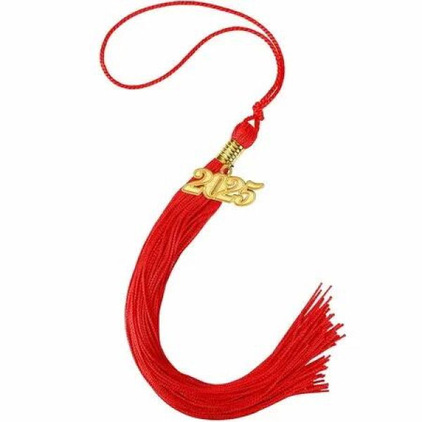 2025 Graduation Tassel,1Pcs Graduation Cap Tassel 2025 Grad Graduation Tassel for 2025 Graduation Ceremonies Accessories (Red)