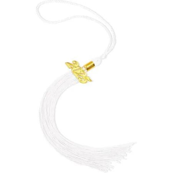 2025 Graduation Tassel,1Pcs Graduation Cap Tassel 2025 Grad Graduation Tassel for 2025 Graduation Ceremonies Accessories (White)