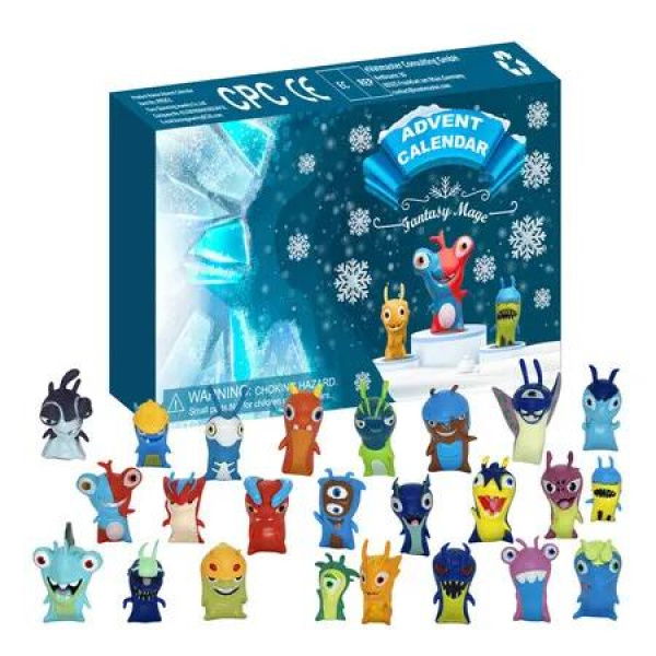 2025 Slugterra Advent Calendar Children, 24 Days Christmas Countdown Calendar Dolls, Toy Advent Calendar 2025 for Boys and Girls