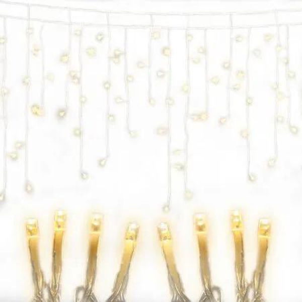 20M Christmas Lights Icicle Light 800 LED Warm White Decor Jingle Jollys