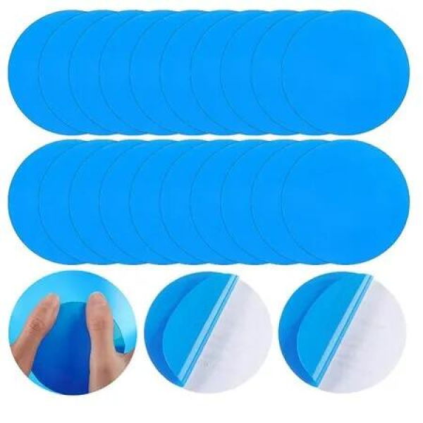 20PC Self Adhesive Pool Repair Patch,PVC Repair Patch Pool,Liner Patch Boat Repair Pool,Vinyl Pool Liner Patch Inflatable Boat Repair