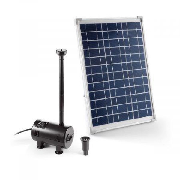 20W 3 Water Effects Garden Solar Fountain Water Pump With 1.4M Spray Height For Pool Pond.