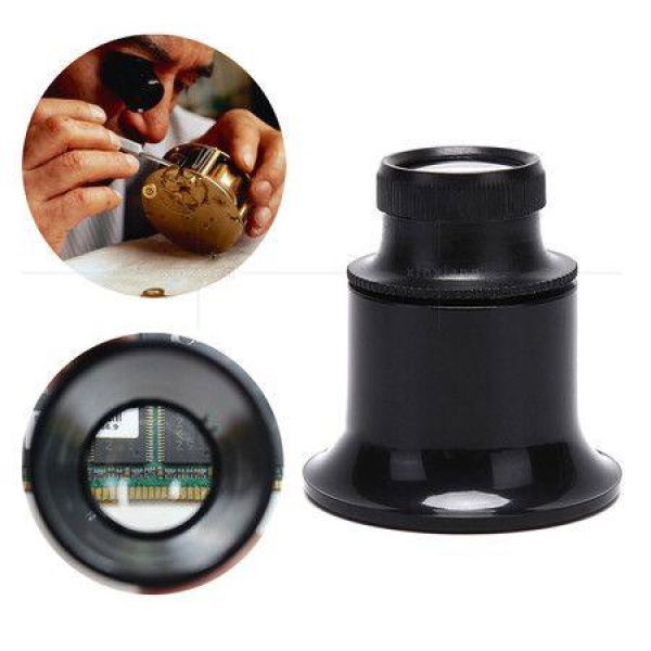 20X Jewelers Eye Loupe Loop Watch Magnifier Loupe For Glass Repair