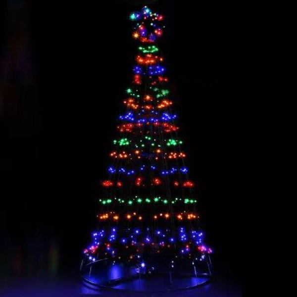 2.1M Christmas Tree 264 LED Solar Jingle Jollys