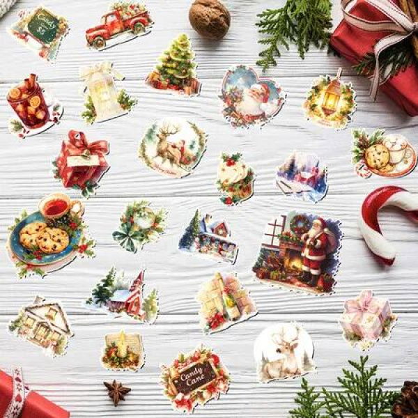 23 Pcs Christmas Decoration stickers Merry Christmas Refrigerator Magnet sticker Christmas Decoration Fridge Door Magnetic Stickers