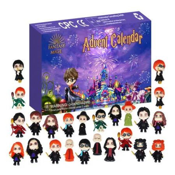 24 Day Harry Potter Advent Calendar 24 Days of Magic with Minifigures Perfect Holiday Christmas Gift